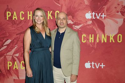  New York, New York, 8/13/24 - Lindsey Springer (Exec Producer Media Res) and Michael Photo