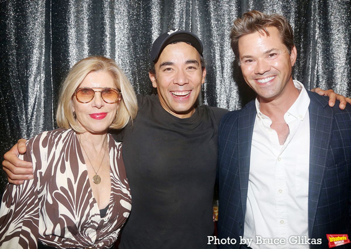 Christine Baranski, Conrad Ricamora and Andrew Rannells at 