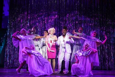 Erin Kommor, Sherrod T. Brown and the cast Photo