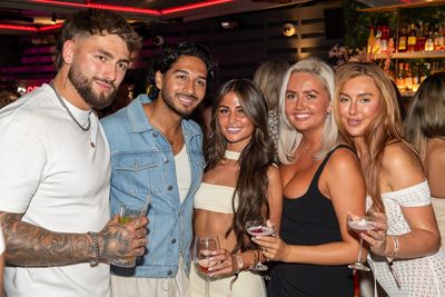 Sam Taylor, Munveer Jabbal, Lola Deluca, guest & Patsy Field  Photo