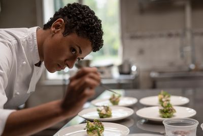 Ariana DeBose as Chef

 Photo