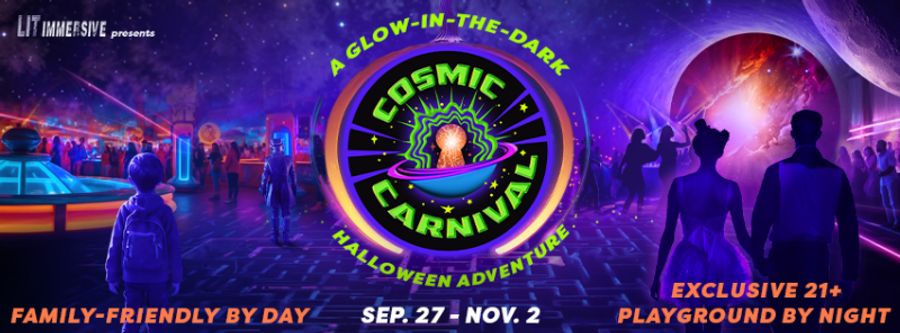 LIT Immersive to Debut COSMIC CARNIVAL: A Glow-In-The-Dark Halloween Adventure Image