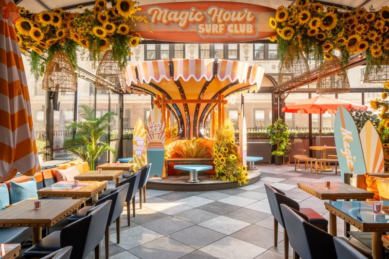 Magic Hour Rooftop Bar & Lounge Launches Surf Club Pop-Up in Times Square Image