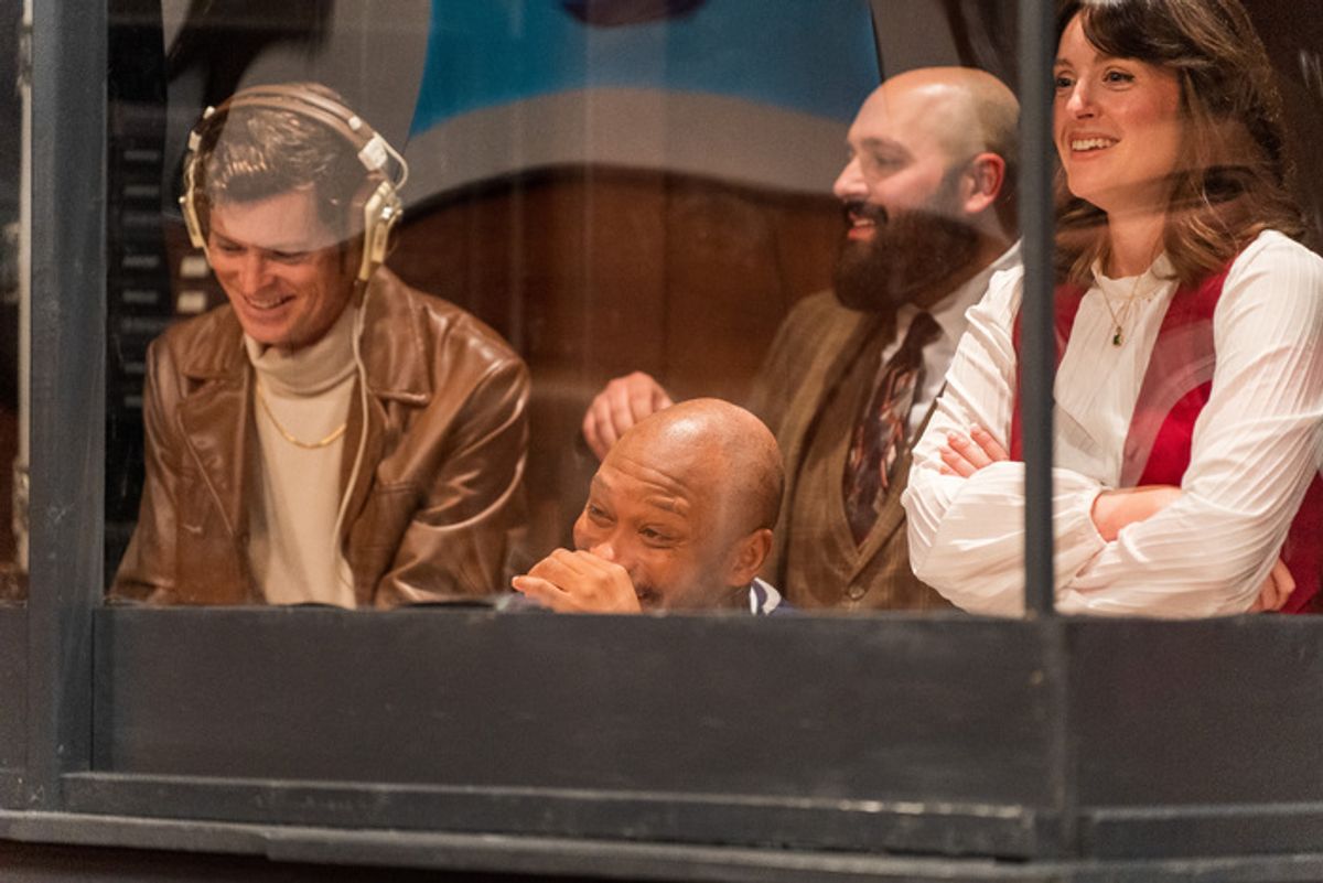 John Chambers, James Lewis, Joe Sergio, Anne Trodden at 