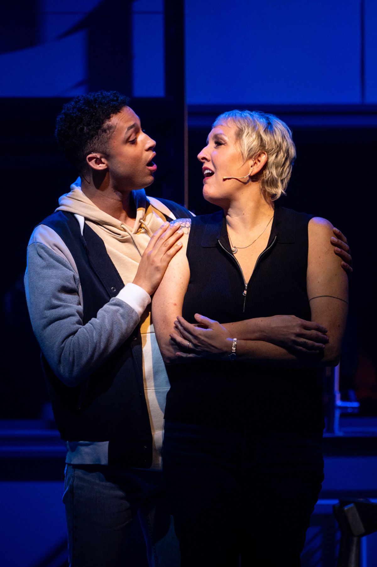 Adante Carter and Natalie Joy Johnson at 