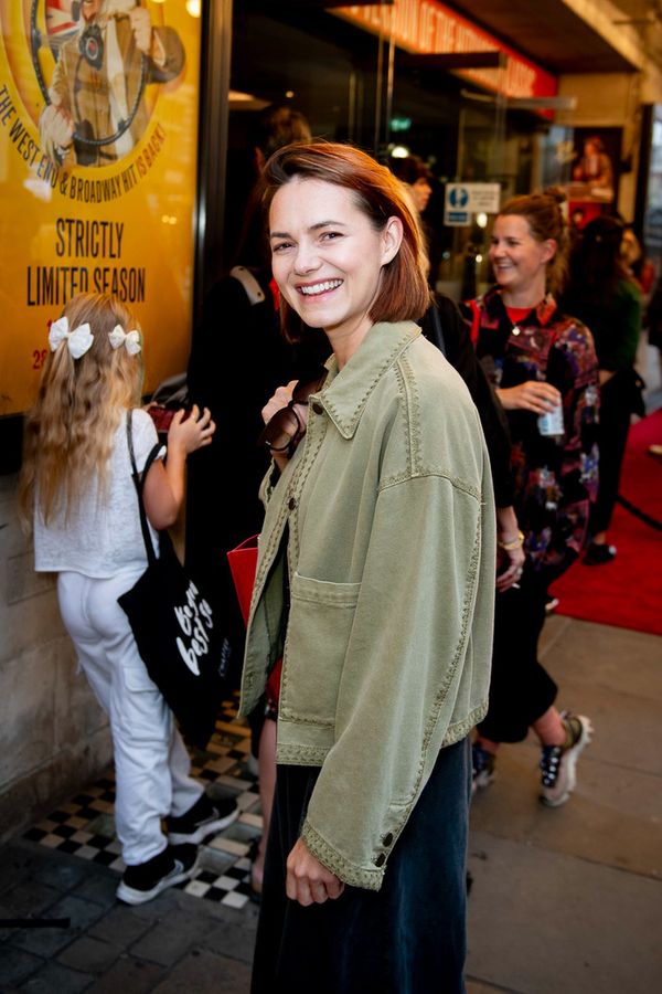 Kara Tointon arrives at The 39 Steps press night at the Trafalgar Theatre, London. Pi Photo