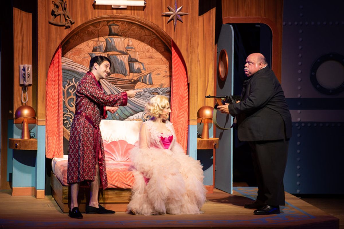 George Abud, Jeanna de Waal, Kevin Chamberlin at 