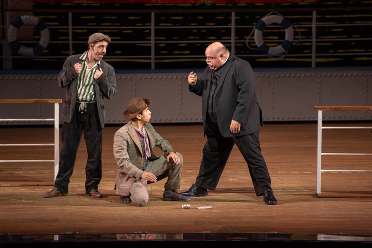 Joe Capstick, Spencer Jones, Kevin Chamberlin at 