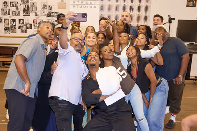 The Cast of A Wonderful World- The Louis Armstrong Musical Photo
