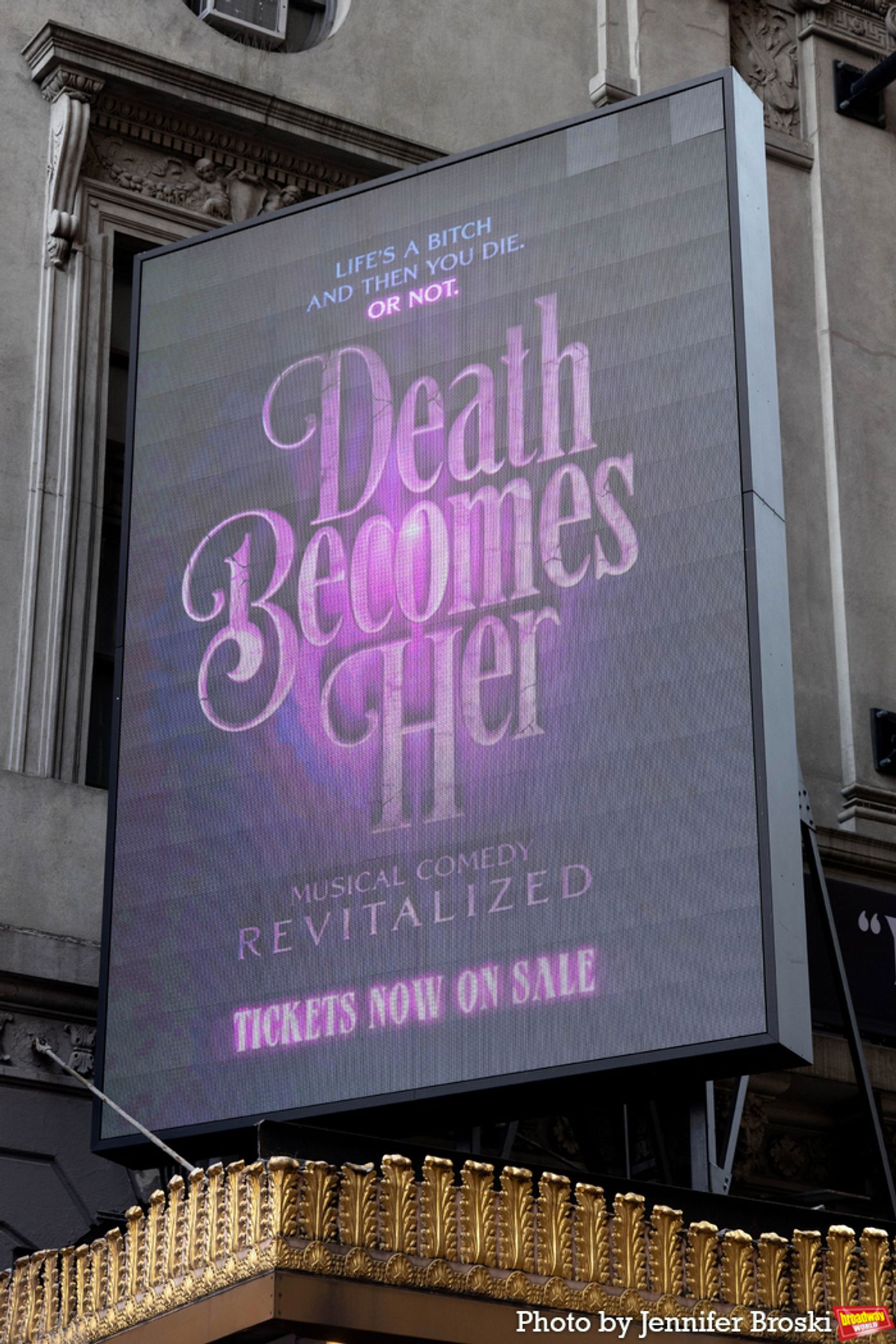Up on the Marquee: DEATH BECOMES HER Up on the Marquee: DEATH BECOMES HER Image