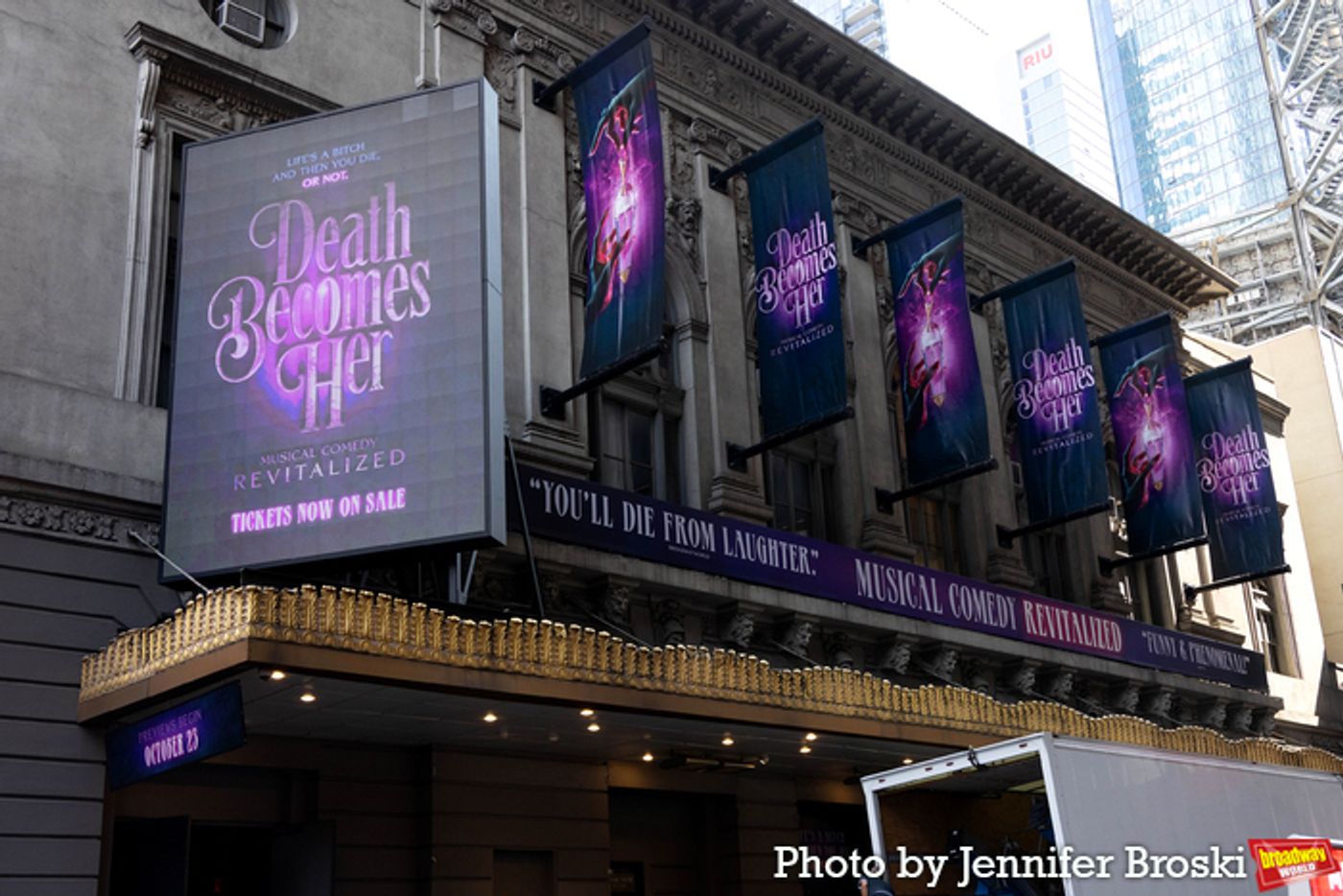 Up on the Marquee: DEATH BECOMES HER Up on the Marquee: DEATH BECOMES HER Image