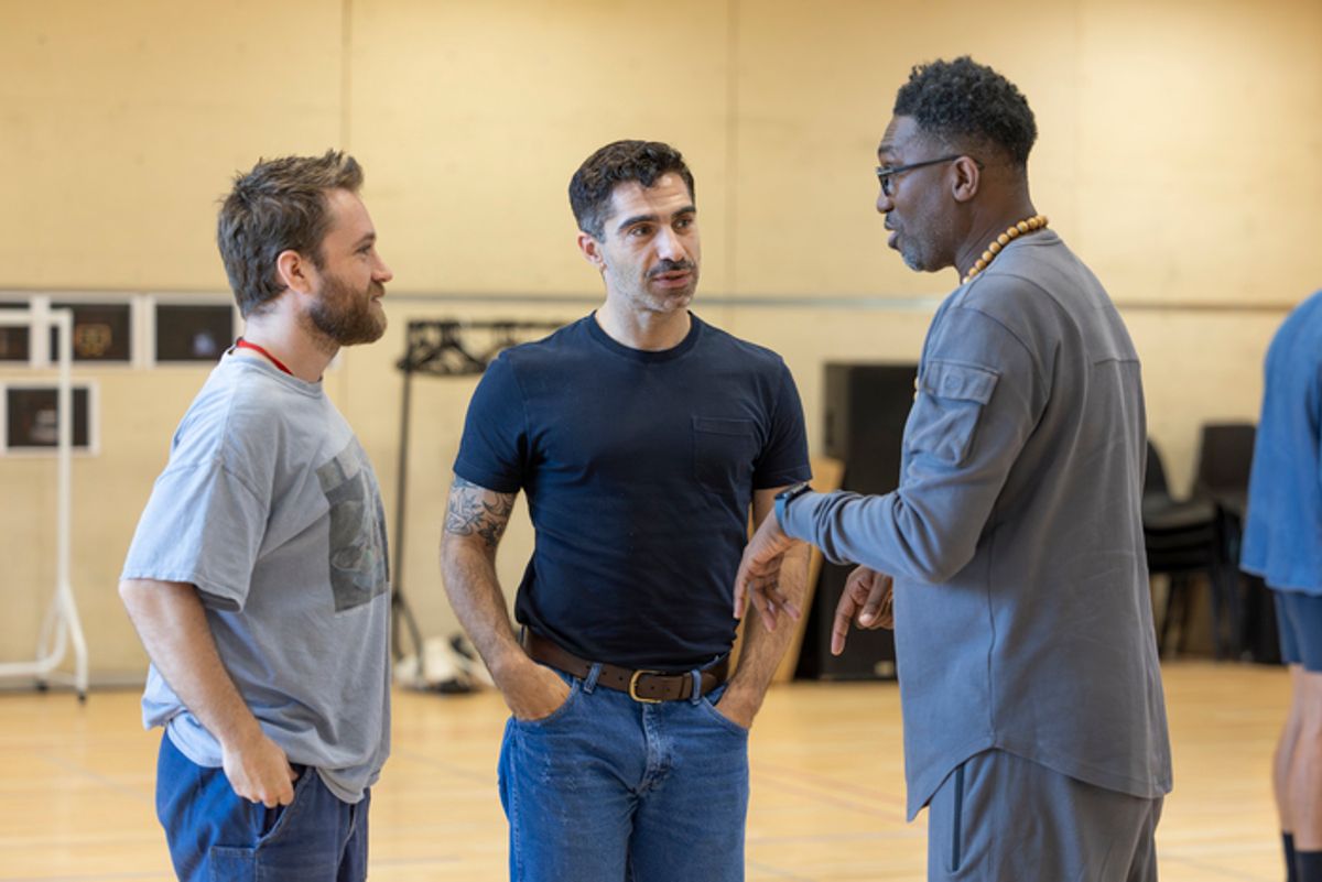 Olly Dobson, Stavros Demetraki and Kwame Kwei-Armah at 