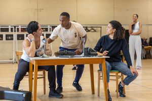 Ramin Karimloo, Durone Stokes, and Anoushka Lucas Photo