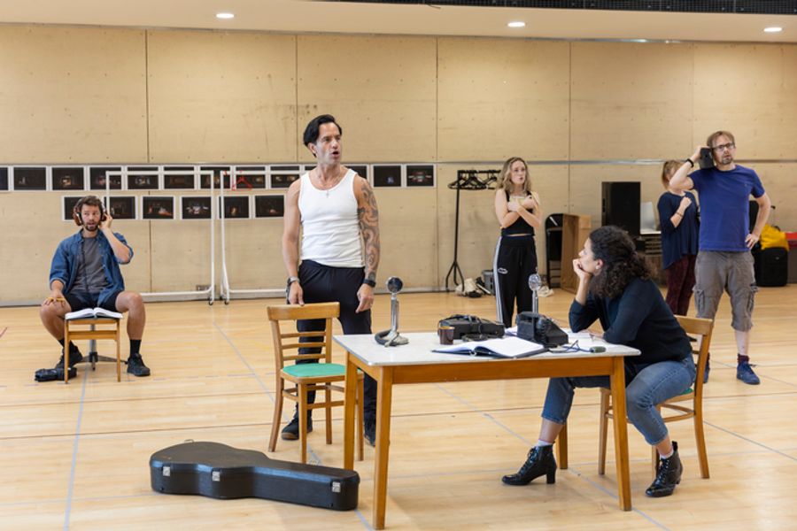 Photos: Young Vic's A FACE IN THE CROWD Starring Karimloo and Lucas in Rehearsal Image