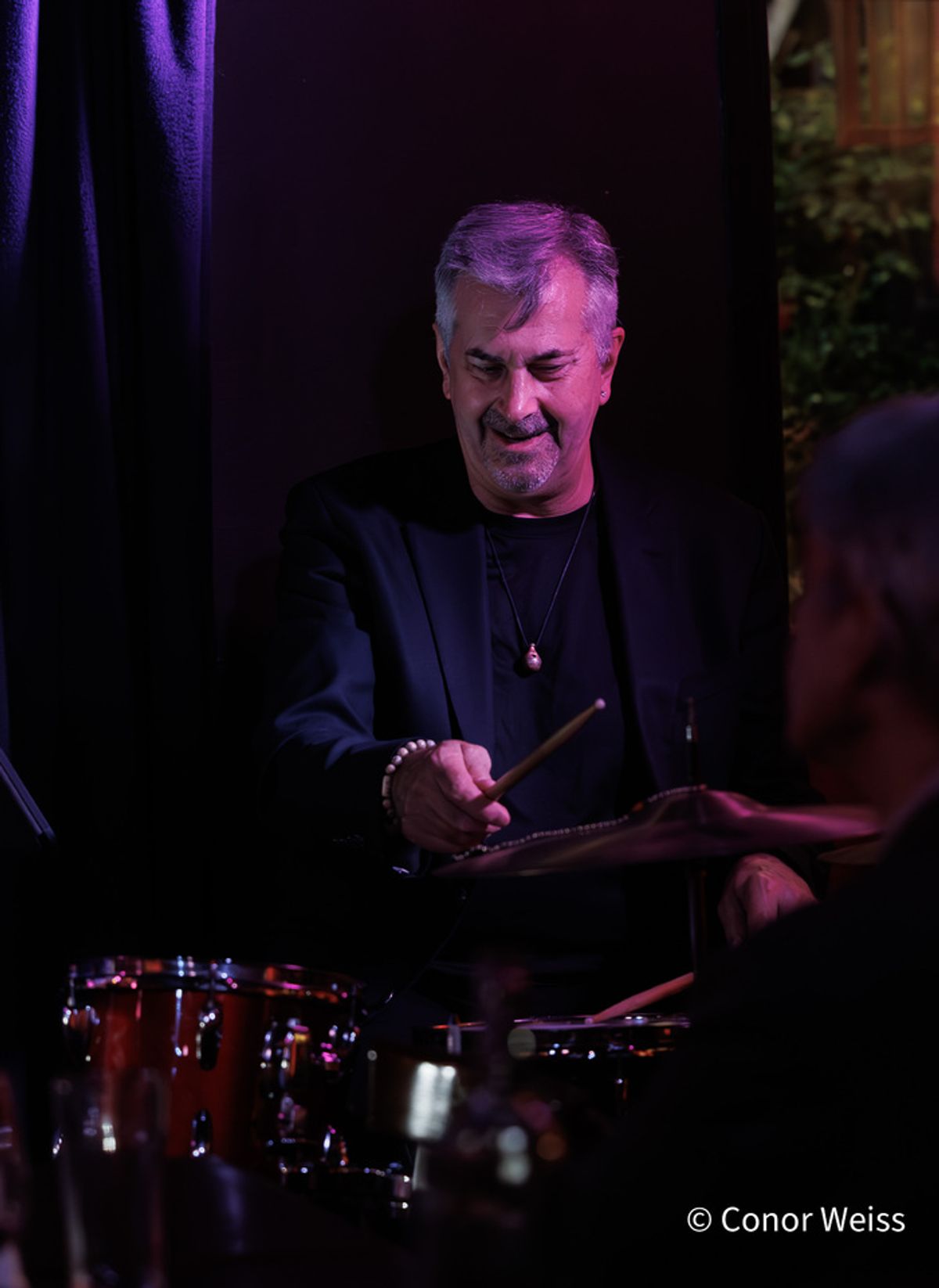 David Silliman on drums. Photo credit: Conor Weiss at 