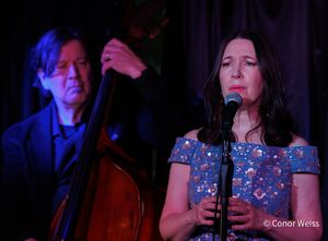 Kati Neiheisel and Skip Ward on bass. Photo credit: Conor Weiss @ BroadwayWorld Kati Neiheisel and Skip Ward on bass. Photo credit: Conor Weiss Photo