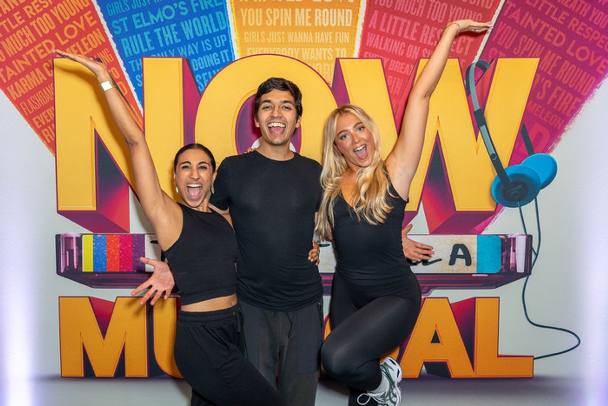 Nikita Johal, Luke Latchman and Maia Hawkins at 