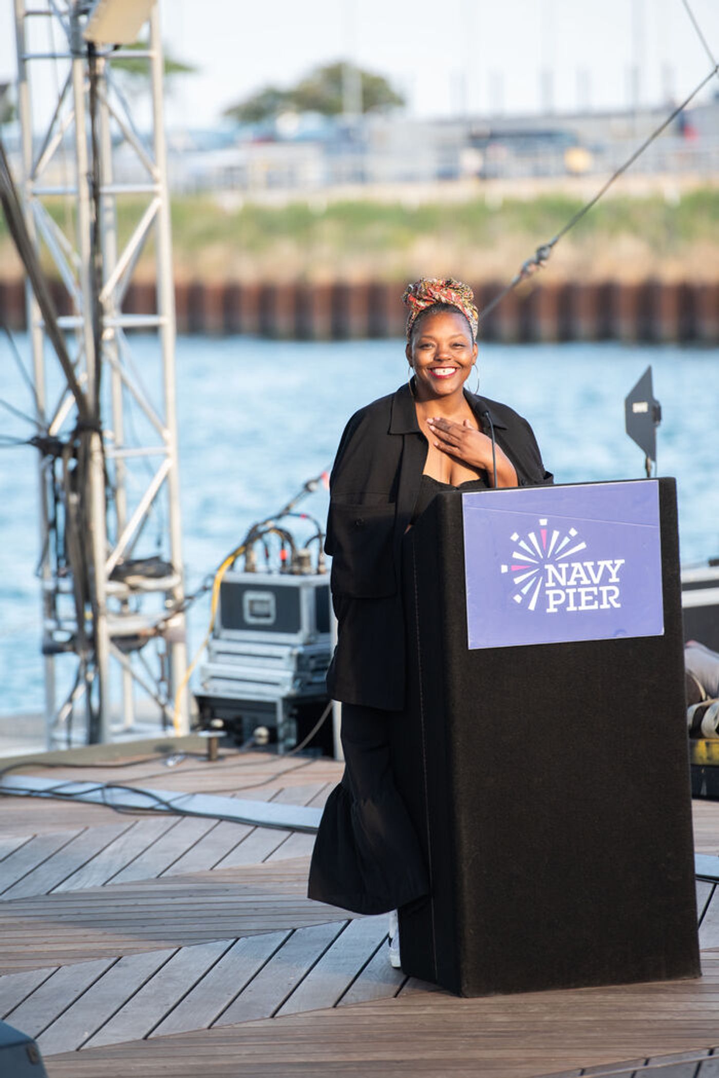 Photos: Legacy of Lorraine Hansberry Celebrated at Dedication Ceremony of Sculpture in Navy Pier  Image