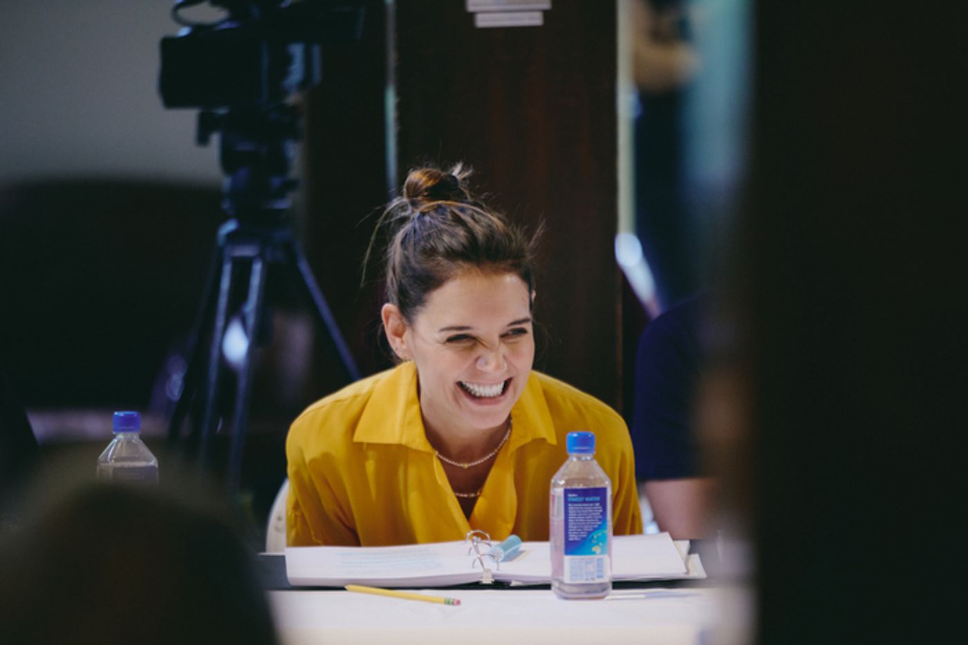 Photos: Katie Holmes, Jim Parsons & the Cast of OUR TOWN Take Rehearsal Field Trip  Image