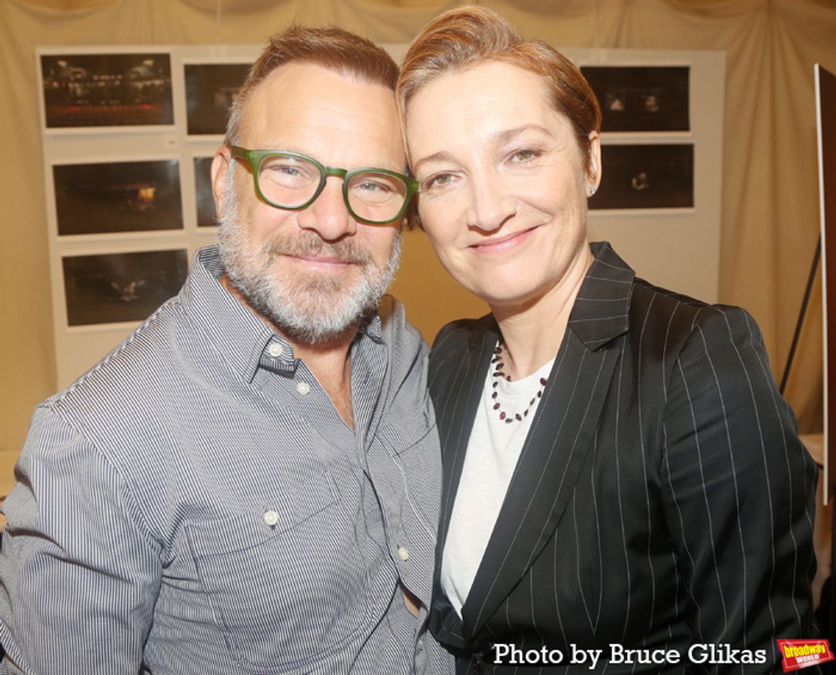 Norbert Leo Butz and Francesca Faridany  at 