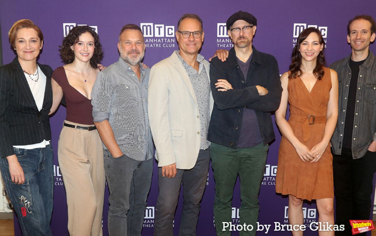 Francesca Faridany,  Olivia Deren Nikkanen, Norbert Leo Butz, Jonathan Walker, Erik Jensen, Erin Darke and David Rosenberg at 