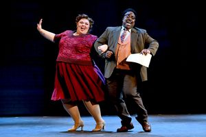 Kat Gold (Maggie Jones) and Rendell DeBose (Bert Barry) @ BroadwayWorld Kat Gold (Maggie Jones) and Rendell DeBose (Bert Barry) Photo