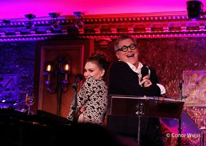 Alyssa Milano and Isaac Mizrahi. Photo credit: Conor Weiss. Photo