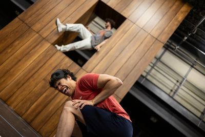 Clay Singer (Mercutio) and Brandon Dial (Benvolio)  Photo