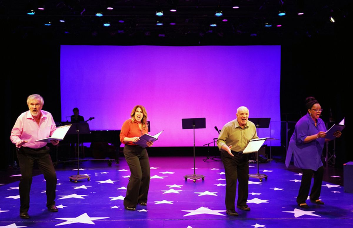 George Dvorsky, Rebecca Eichenberger, Eddie Korbich, Aisha de Haas at 