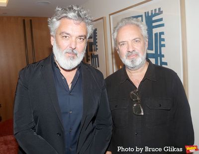 Playwright Jez Butterworth and Director Sam Mendes Photo