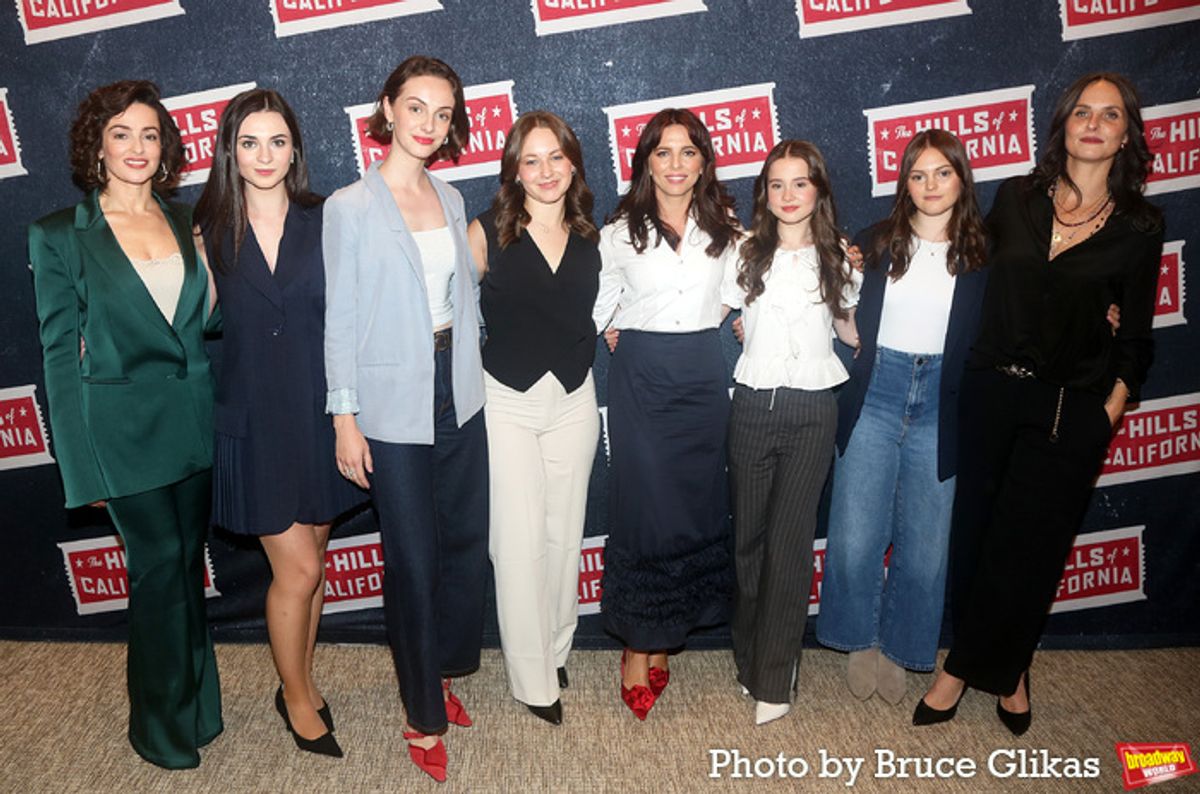 Laura Donnelly, Lara McDonnell, Helena Wilson, Nicola Turner, Ophelia Lovibond, Sophia Ally, Nancy Allsop and Leanne Best at 