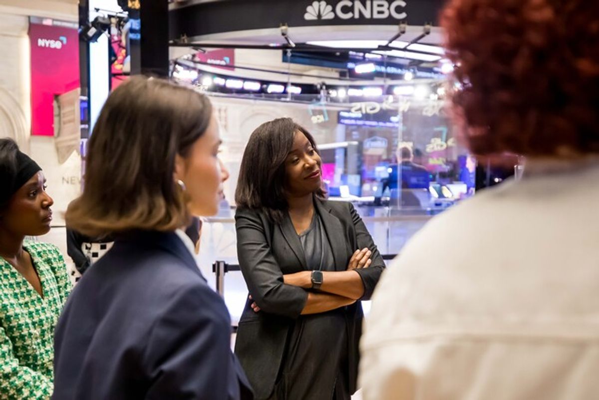 Khailah Johnson, Ava Noble (C), Jeannette Bayardelle
 at 