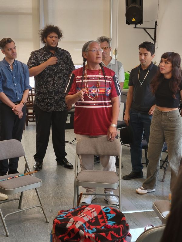 Brent Florendo (center) and cast
 Photo