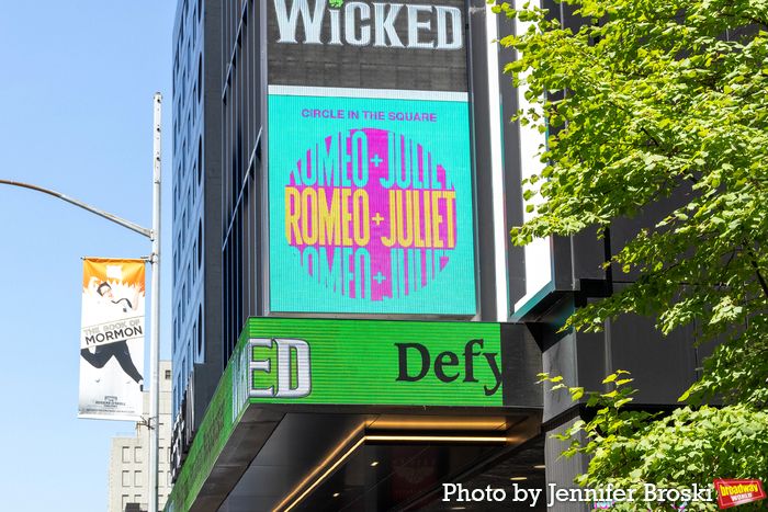 Up on the Marquee: ROMEO + JULIET Image