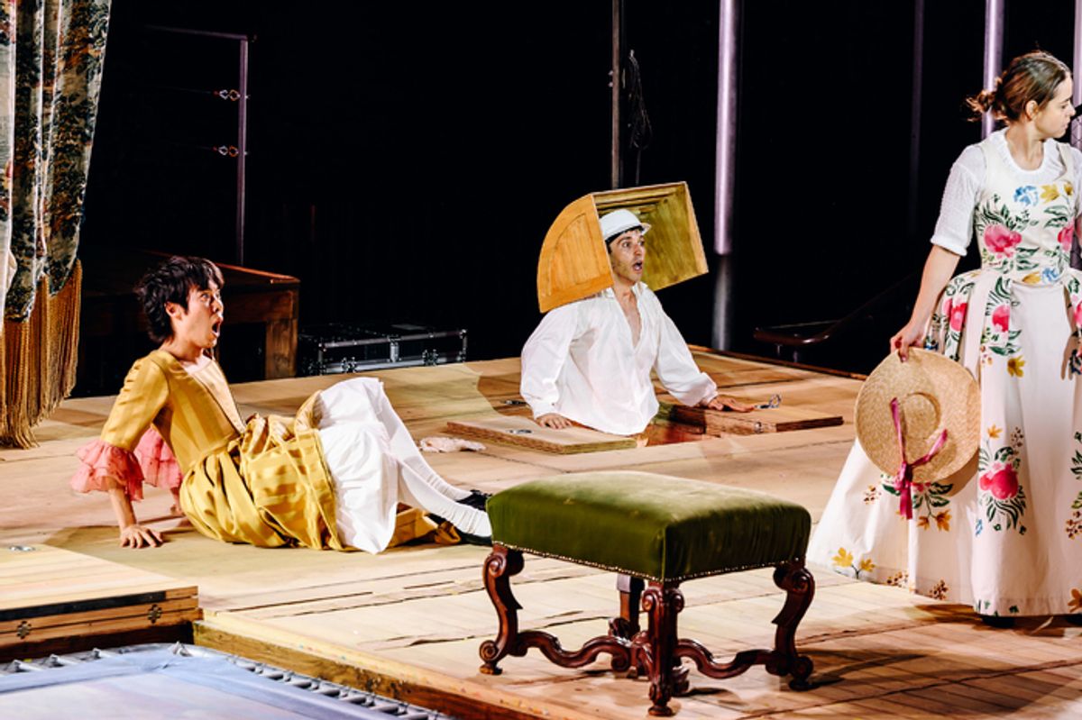 Daniel Liu, Anthony Roth Costanzo, Emma Ramos at 