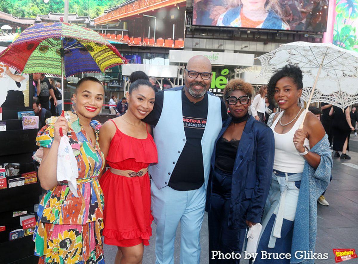 Kim Exum, Jennie Harney-Fleming, James Monroe Iglehart, Darlesia Cearcy and Dionne Figgins at 