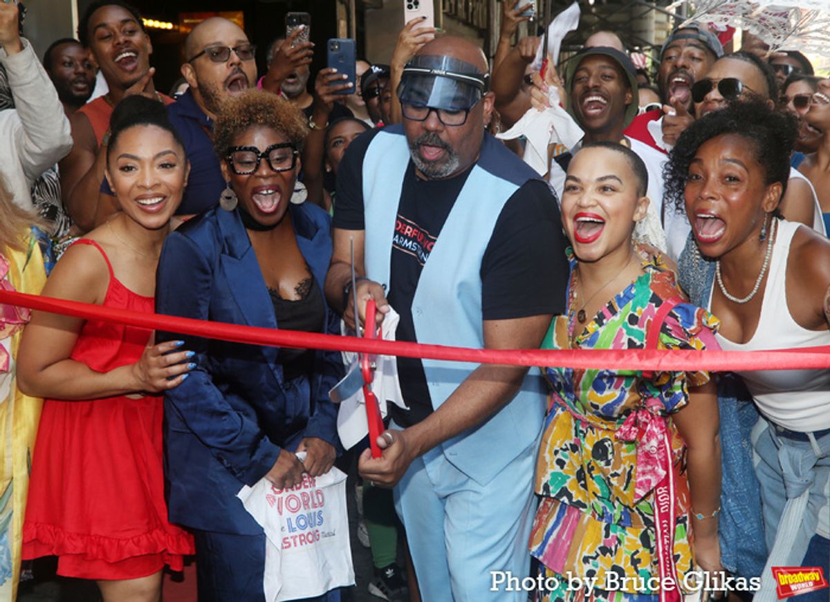 Jennie Harney-Fleming, Darlesia Cearcy, James Monroe Iglehart, Kim Exum, Dionne Figgins & The Cast of 'A Wonderful World: The Louis Armstrong Musical'  at 