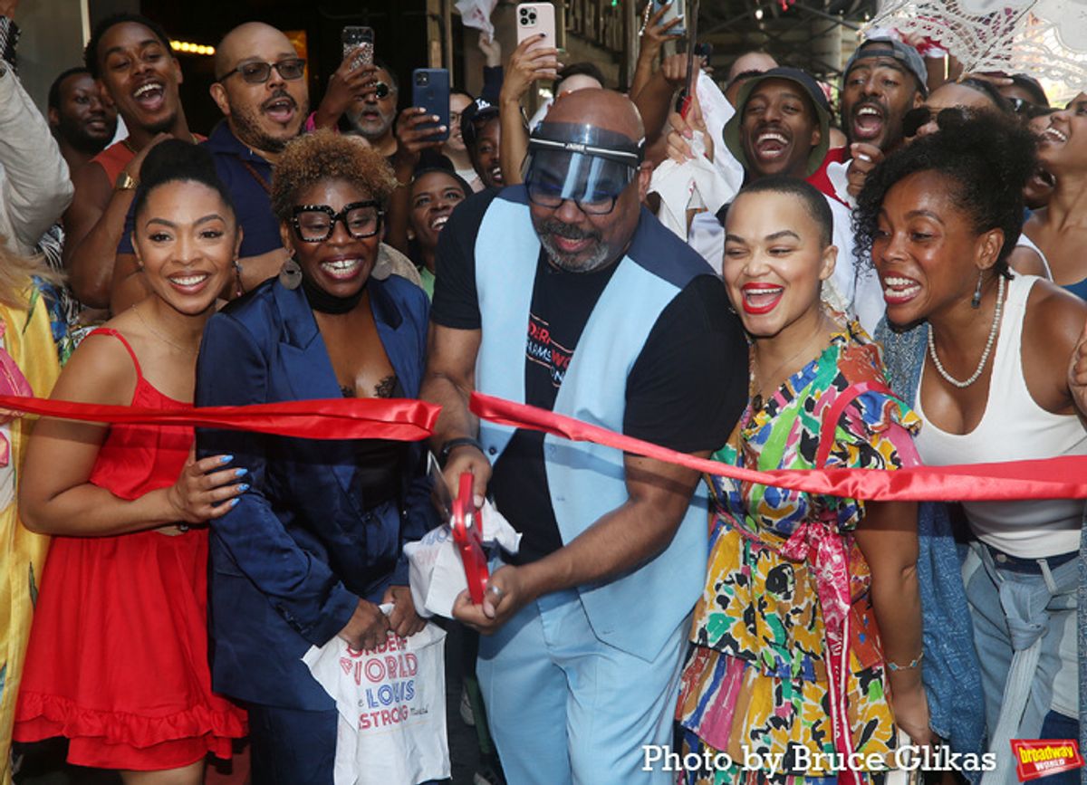 Jennie Harney-Fleming, Darlesia Cearcy, James Monroe Iglehart, Kim Exum, Dionne Figgins & The Cast of 'A Wonderful World: The Louis Armstrong Musical'  at 