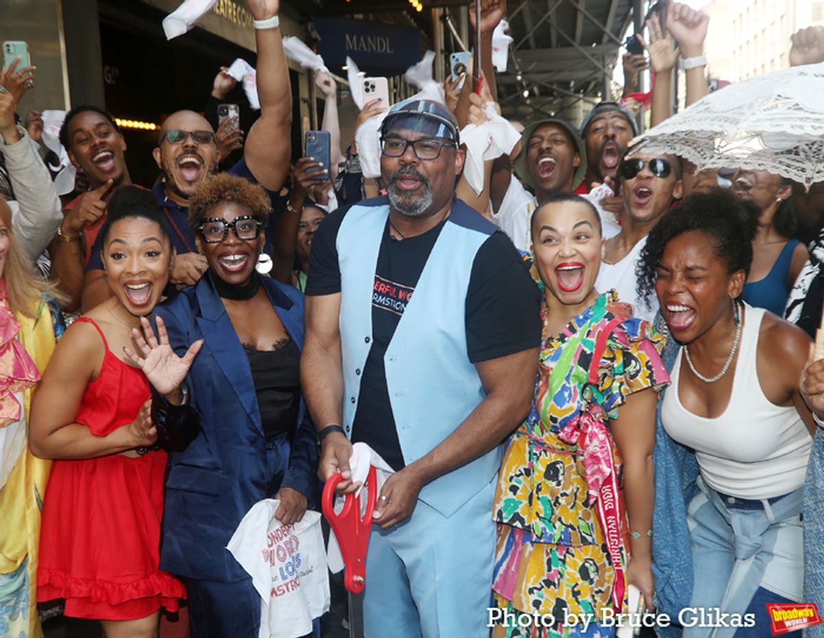 Jennie Harney-Fleming, Darlesia Cearcy, James Monroe Iglehart, Kim Exum, Dionne Figgins & The Cast of 'A Wonderful World: The Louis Armstrong Musical'  at 