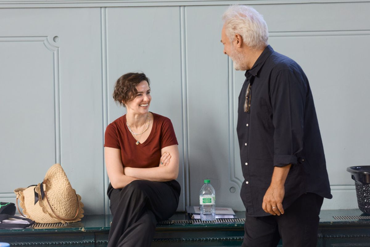 Laura Donnelly and Sam Mendes at 