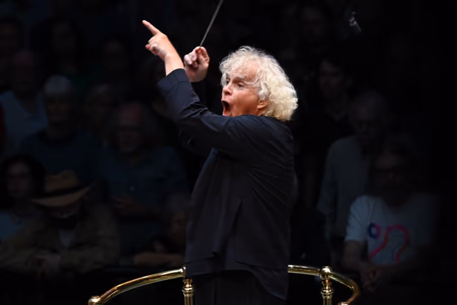 Review: BBC PROMS: PROM 62: RATTLE CONDUCTS MAHLER'S 6TH, Royal Albert Hall Image