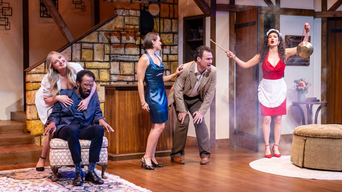 Veronica Dunne, Brandon J. Pierce, Kim Morgan Dean, Brian Robert Burns, and Katy Tang at 