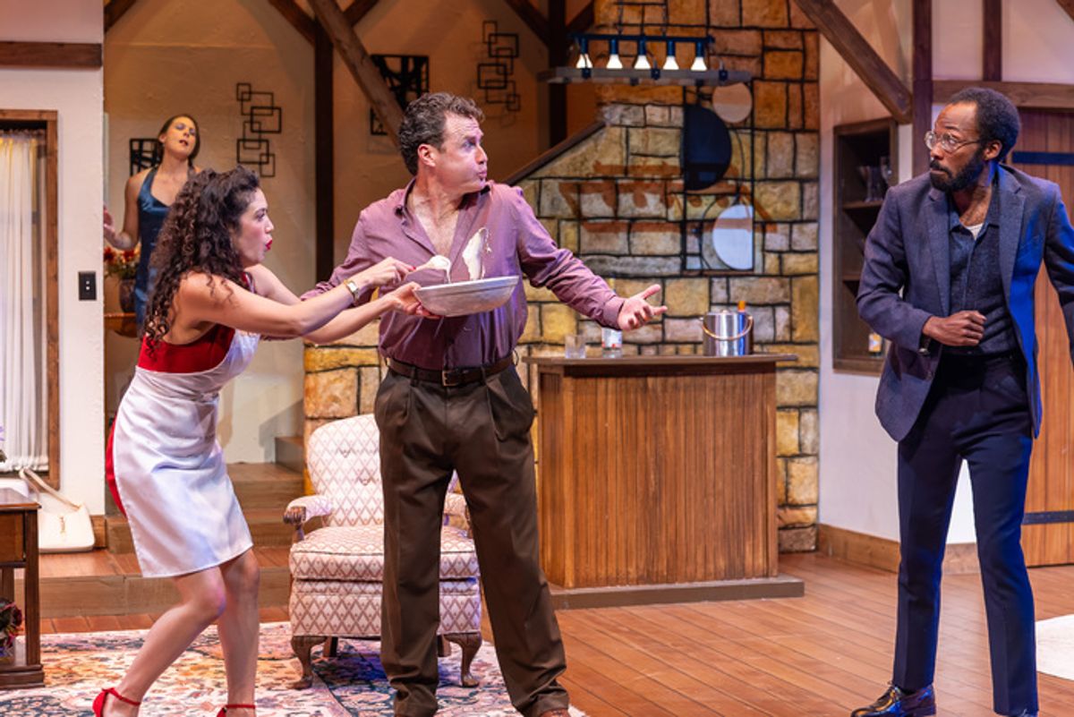 Kim Morgan Dean, Katy Tang, Brian Robert Burns, and Brandon J. Pierce at 