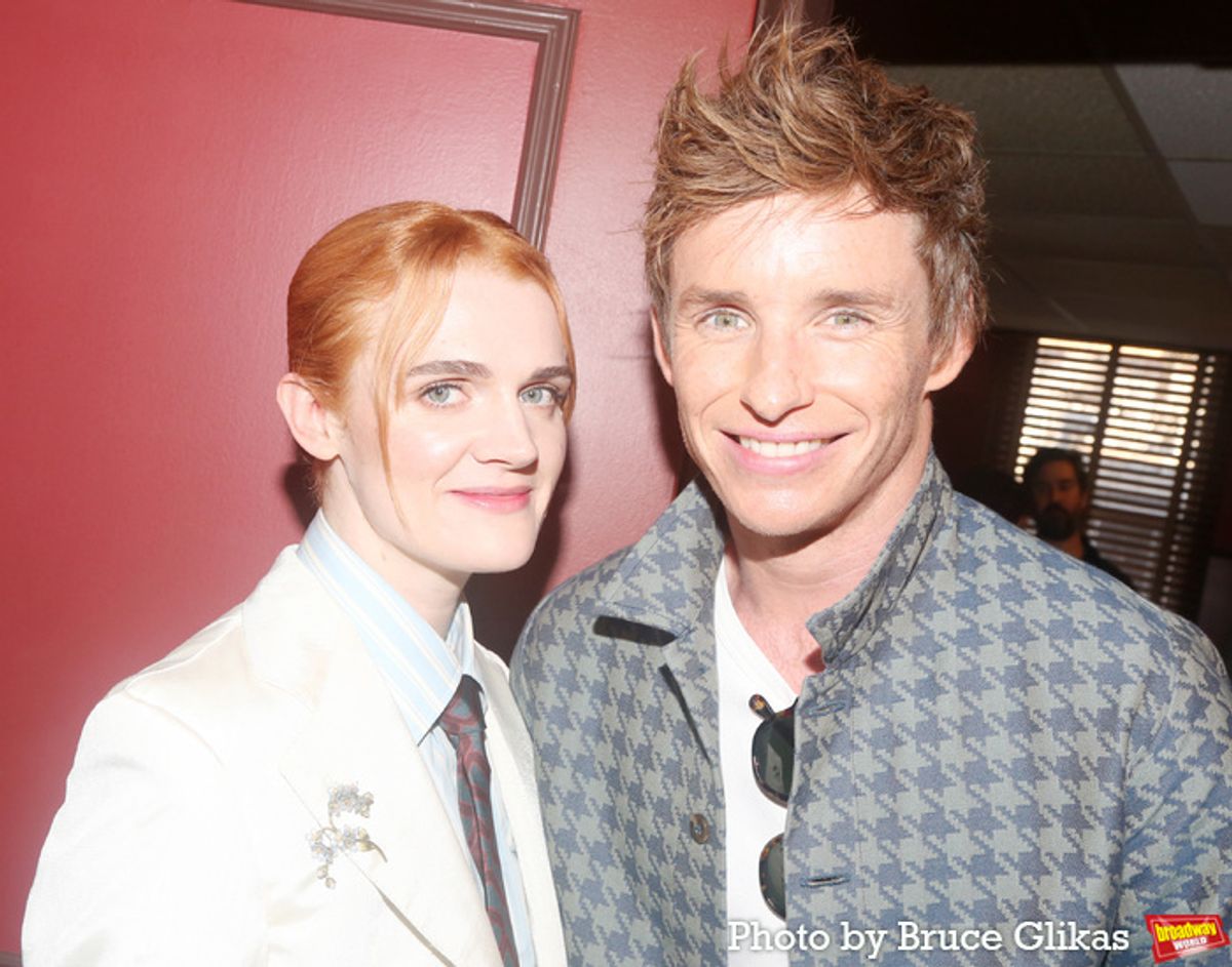 Gayle Rankin and Eddie Redmayne at 
