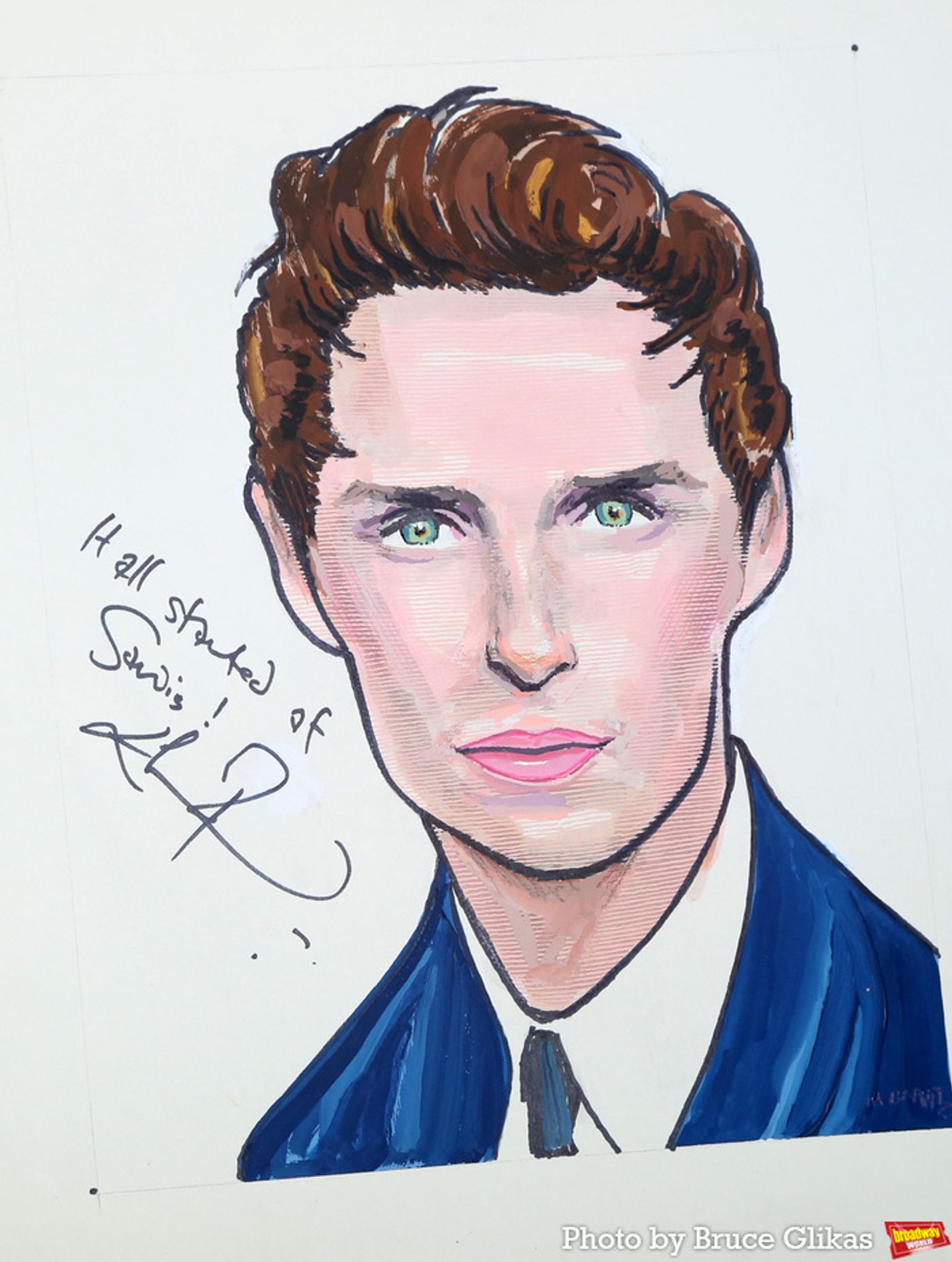 Photos: CABARET Stars Eddie Redmayne & Gayle Rankin Honored with Sardi's Portraits  Image