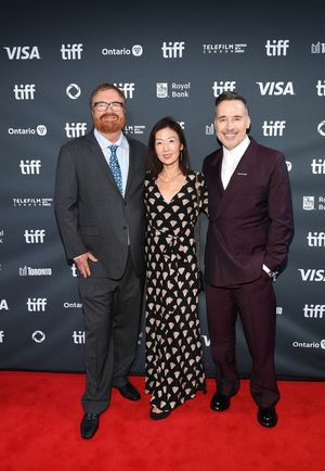 R. J. Cutler, Jane Cha Cutler, and David Furnish @ BroadwayWorld R. J. Cutler, Jane Cha Cutler, and David Furnish Photo