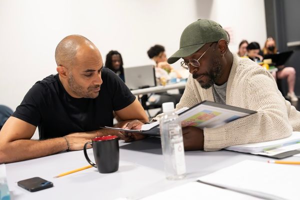 Saheem Ali and Playwright James Ijames Photo