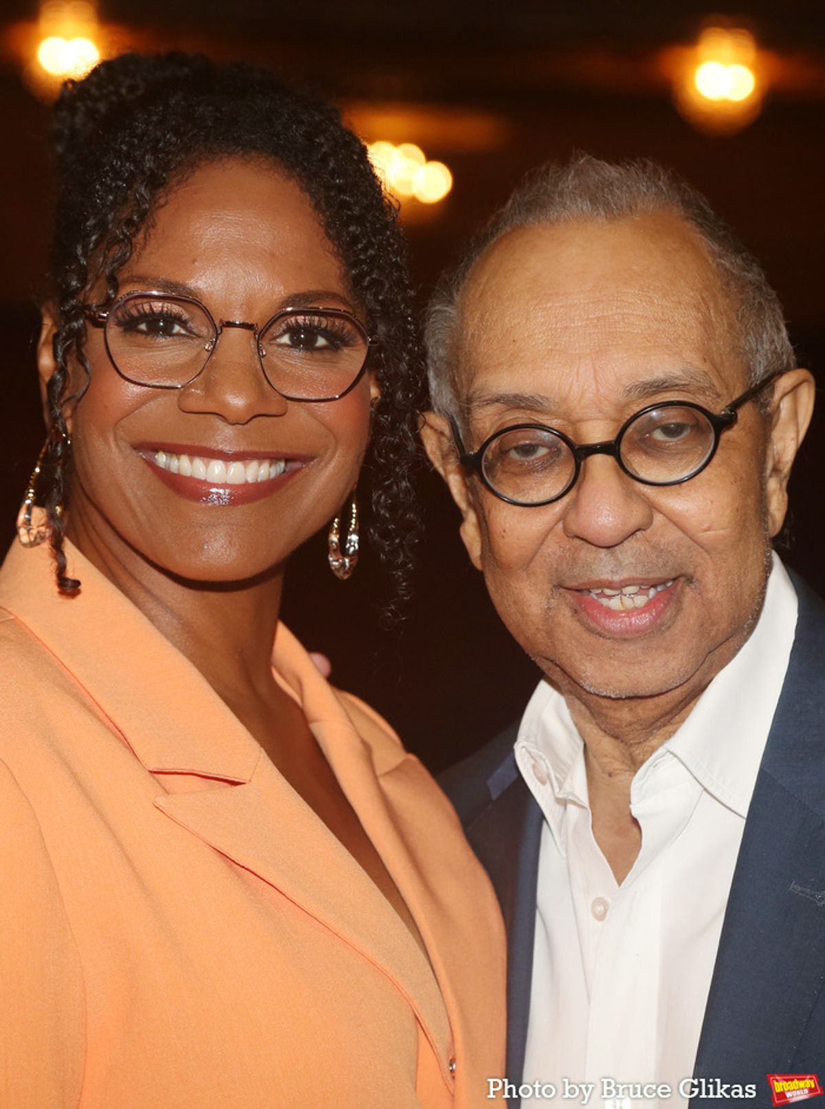 Audra McDonald and Director George C. Wolfe at 