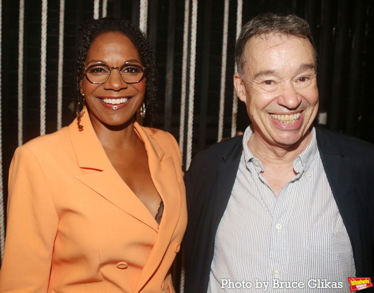 Audra McDonald and Ben Brantley at 