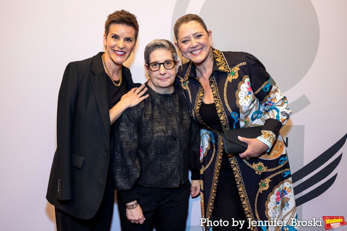 Jenn Colella, Lisa Iacucci, Camryn Manheim at 
